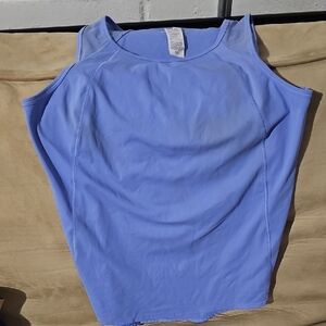 RBX Blue Fitted Sport Tank Top